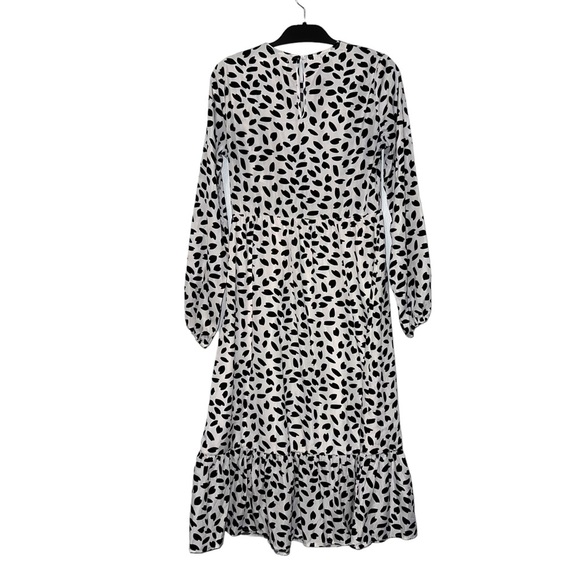 Missguided Midi Dress Size 4 Classy Normcore Preppy Fall Easy Lightweight - Picture 15 of 15